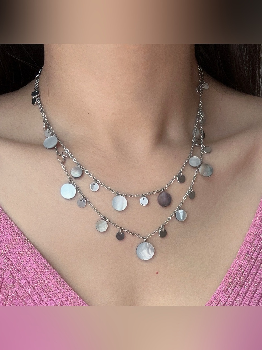 Cookie Lee Mother of Pearl Necklace